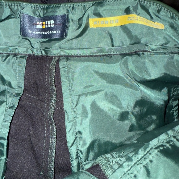 MAEVE Faux Leather Taper Pleated Pants - Picture 6 of 6